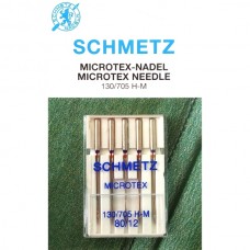 Набір голок Schmetz Microtex №80