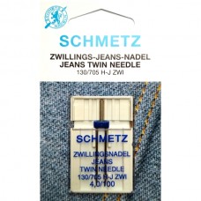 Голка подвійна Schmetz Jeans №100/4,0