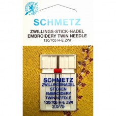 Голка подвійна Schmetz Embroidery №75/3.0