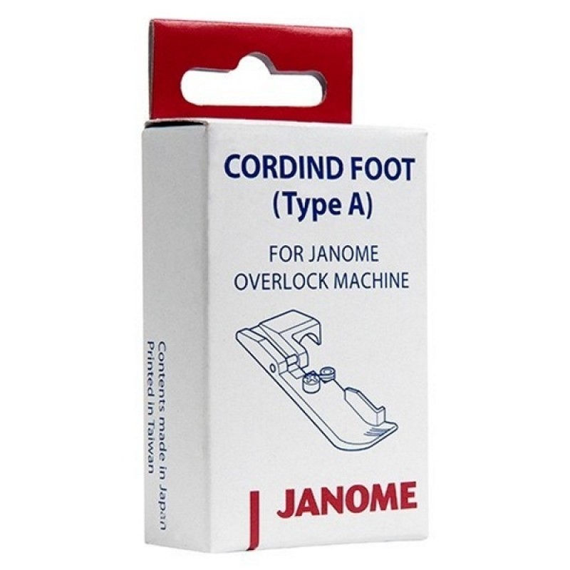 Лапка для вшивання шнура для оверлоків JANOME 200-207-108