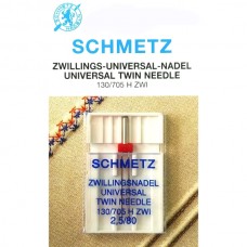 Голка подвійна Schmetz Universal №80/2,5